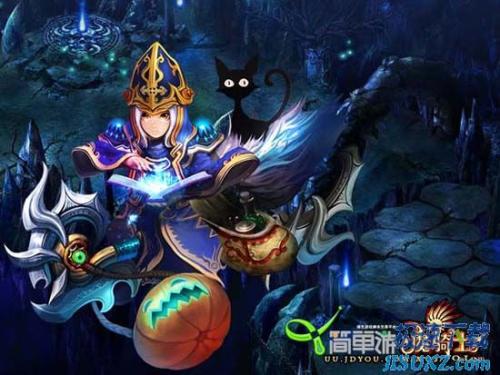 图4：简单游魔骑士新服火爆开启，Q币简单币疯狂派送