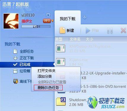 图1：如何批量删除迅雷7灰色任务? GrayAddin插件发布!