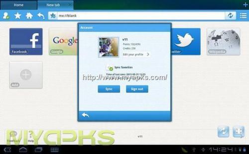 傲游浏览器 Maxthon for aPad 1.4 官方版 09