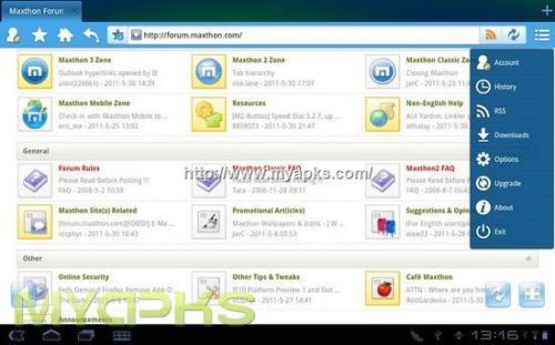 傲游浏览器 Maxthon for aPad 1.4 官方版 08