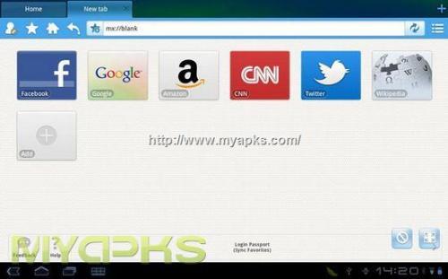 傲游浏览器 Maxthon for aPad 1.4 官方版 05