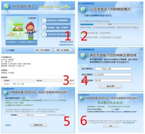 图2敢赔模式下的网购全过程