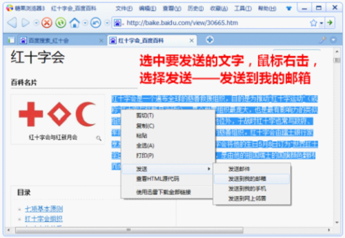 将网页内容发送到我的邮箱