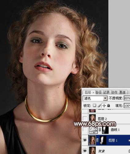 图3：Photoshop淡黄肤色设计教程