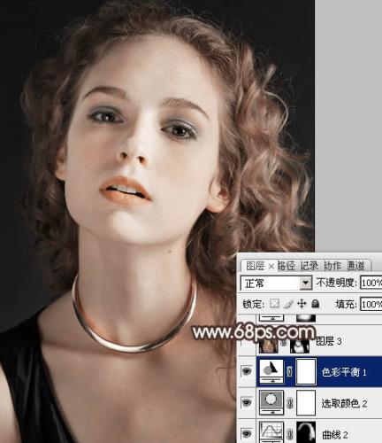 图14：Photoshop淡黄肤色设计教程