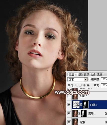图5：Photoshop淡黄肤色设计教程