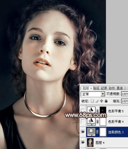 图25：Photoshop淡黄肤色设计教程