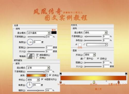 图3：Photoshop制作金黄凤凰传奇