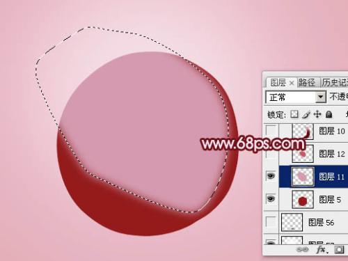 图7：Photoshop红色布林制作教程