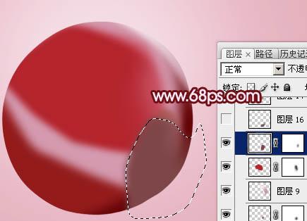 图12：Photoshop红色布林制作教程