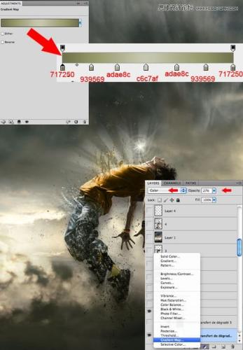 图13：Photoshop制作爆发力特效