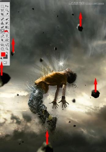 图16：Photoshop制作爆发力特效