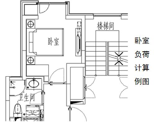 图1：浩辰CAD教程之住宅建筑负荷计算样例