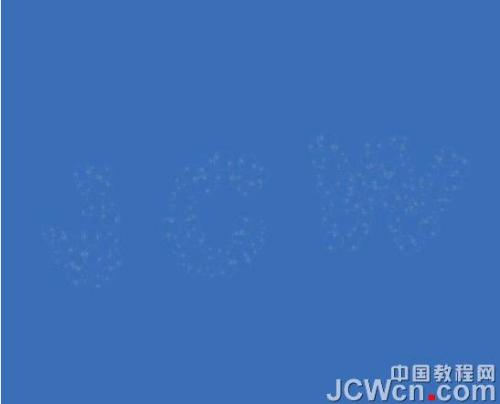 图18：制作一个气泡组成的文字
