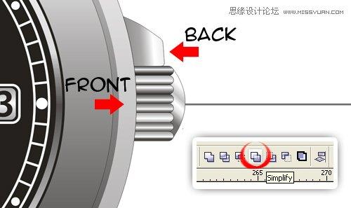 图55：CorelDraw绘制手表教程