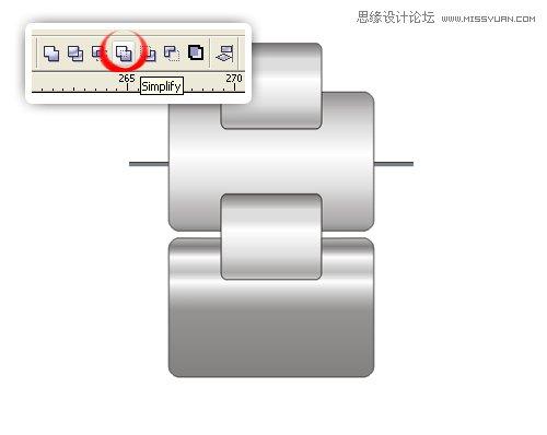 图42：CorelDraw绘制手表教程