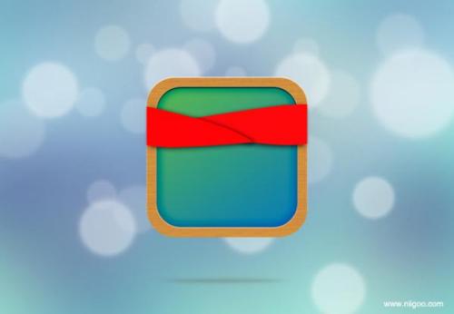 图11：PS制作圣诞iphone icon图标教程