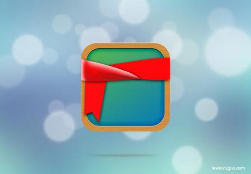 图14：PS制作圣诞iphone icon图标教程