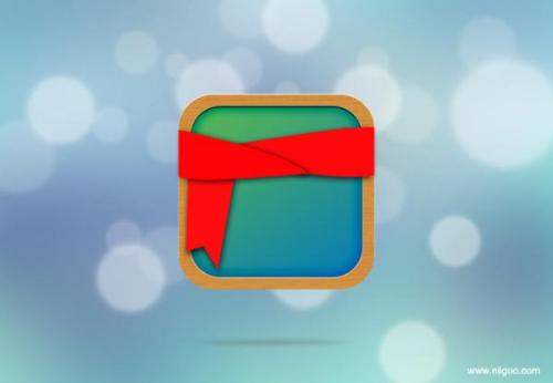 图12：PS制作圣诞iphone icon图标教程