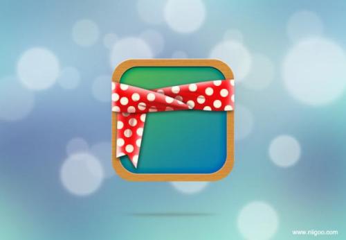 图17：PS制作圣诞iphone icon图标教程