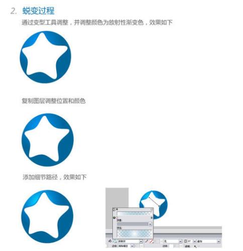 图2：Fireworks让一个普通的图标蜕变