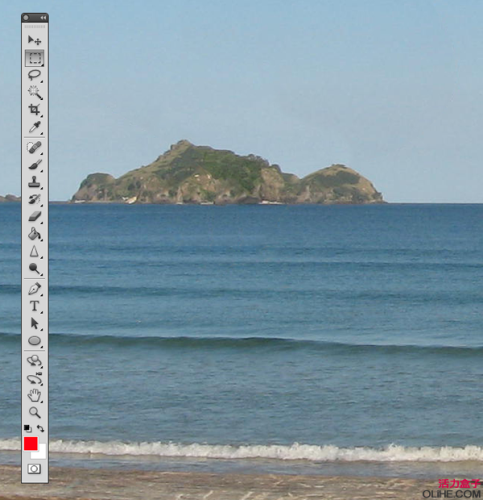 图15：Photoshop CS5内容识别去除多余路人