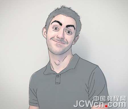 图7：Illustrator制作插画人物个性名片