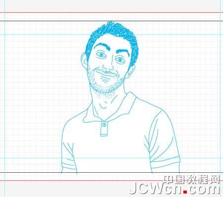 图15：Illustrator制作插画人物个性名片