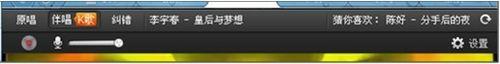 K歌功能开关