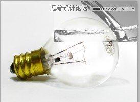 图2：Photoshop灯泡中的金鱼教程