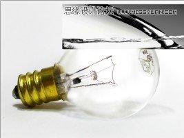 图1：Photoshop灯泡中的金鱼教程