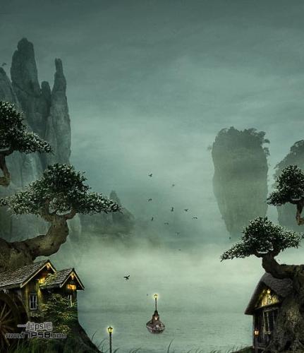 图1：Photoshop奇幻场景教程