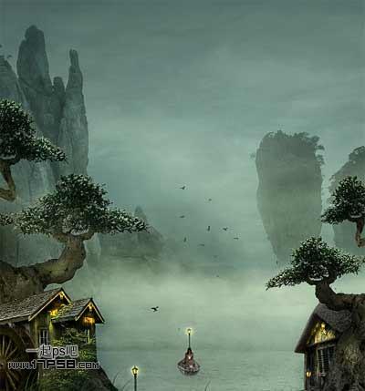 图55：Photoshop奇幻场景教程