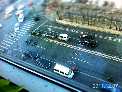 移轴拍摄效果图