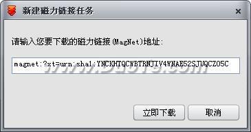3.新建磁力链接任务