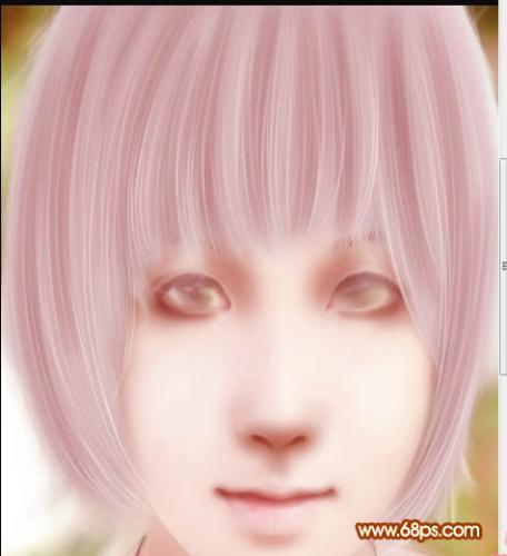 图77：PS将美女图添加彩妆效果完美教程