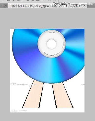 图5：Photoshop制作翻转光盘GIF动画教程