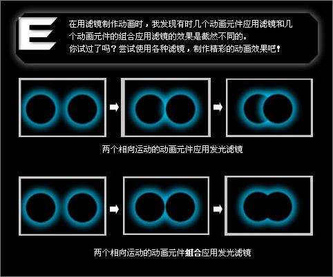图5：Firework制作转动四叶草效果