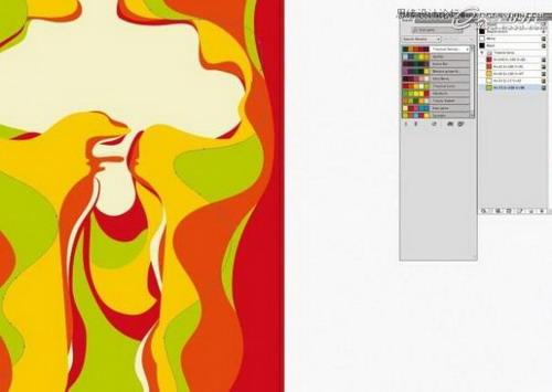 图11：Illustrator绘制艺术感剪纸效果
