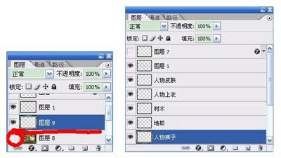 图6：photoshop鼠绘出城市小巷中欢跳的少年