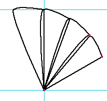 图7：Freehand巧用复制工具绘制螺旋图案