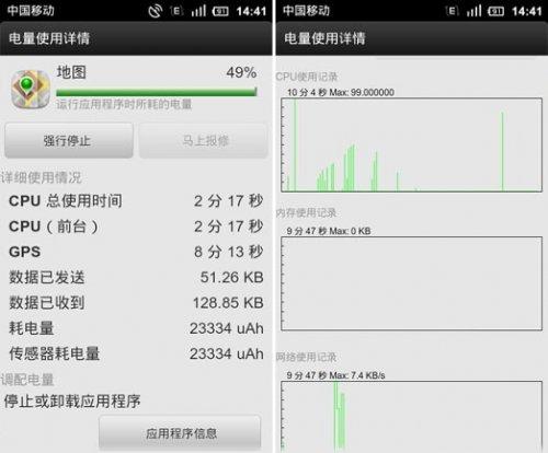 谷歌地图耗电量