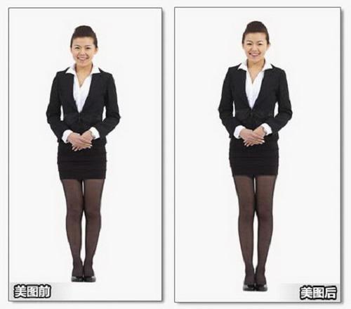 效果对比图