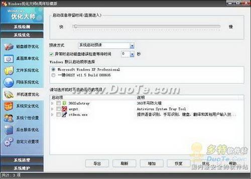 图3：Windows优化大师试用手记