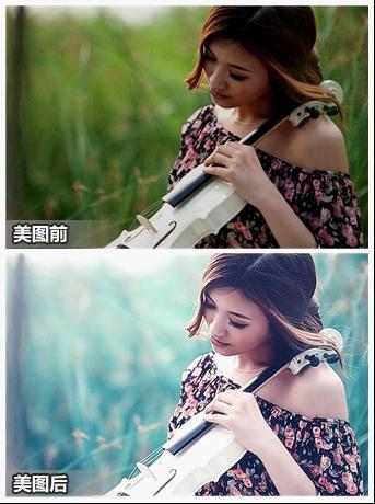 效果对比图