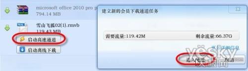 图3 使用高速通道加速