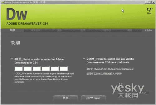 图2：Dreamweaver CS4 Prerelease界面