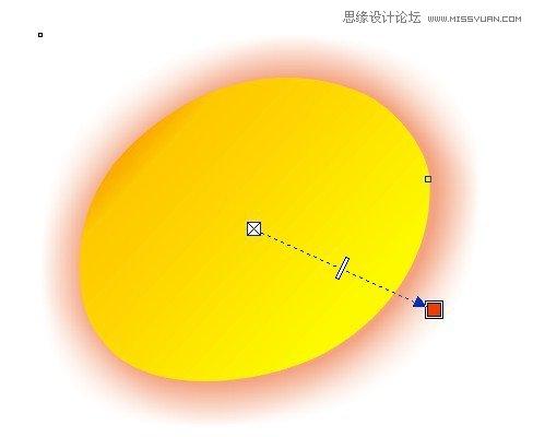 图9：CorelDRAW绘制质感冰块橙子