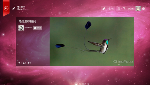 图8：ChinaFace For Windows8