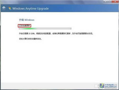 图6：Win7家庭版升级Win7旗舰版